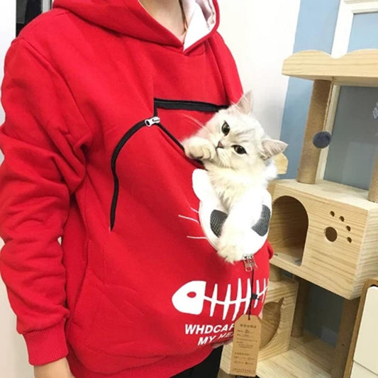 Cat Lovers Hoodie Kangaroo Dog Pet Paw Dropshipping Pullove