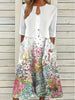 Female Digital Printing Dress Suit