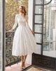 Long Sleeve Slim-fit Wedding Dress Lace Skirt