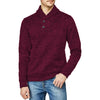 Men's Half Cardigan Loose Leisure Pullover Thin Velvet Sweater