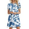 Women's Fashion Printed Pocket Dress