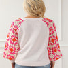 Crochet Pullover Round Neck Long Sleeves Top