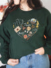 Digital Printing Sweater Hipster Round Neck Pullover Long Sleeve Sweater Women