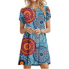 Women's Fashion Printed Pocket Dress