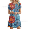 Women's Fashion Printed Pocket Dress