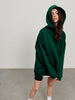 Street Boyfriend Style Polar Fleece Loose Pockets Hooded Sweater