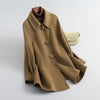 Women's Simple Double-sided Wool Overcoat