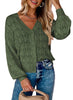 Fashion Short Cardigan Knitted Sweaters Women Autumn And Winter Long Sleeve Front-open V-neck Button-down Tops Clothes