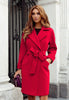 Women's Long Sleeve Woolen Coat