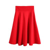 New All-match Umbrella High Waist Mid-length Skirt